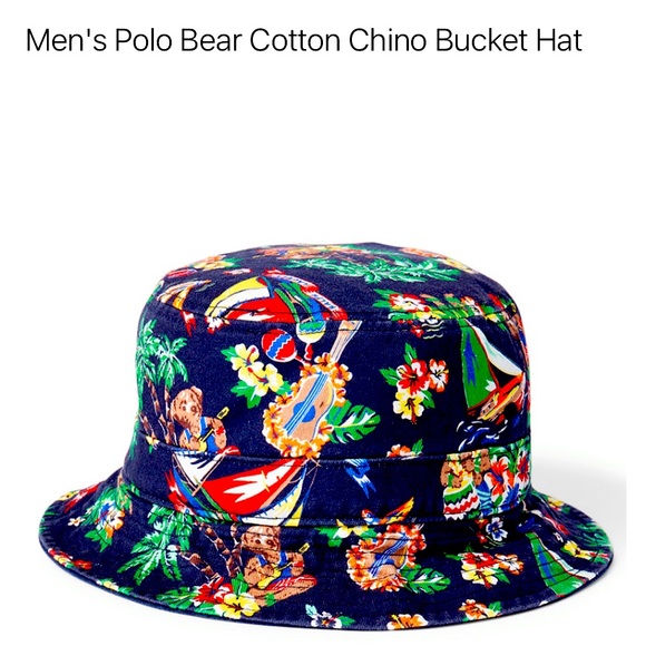 Polo Ralph Lauren Other - Polo Bear Chino Bucket Hat